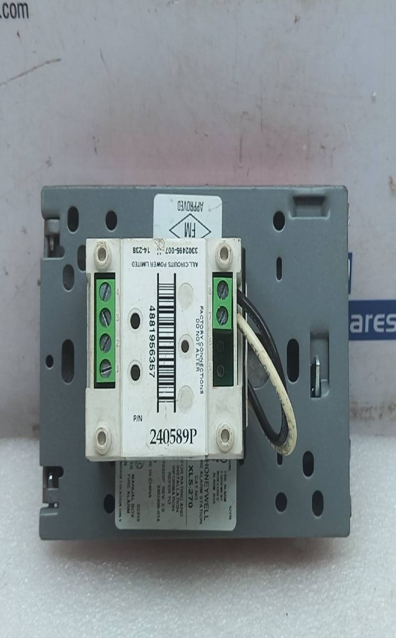 Honeywell XLS-270 Fire Alarm Station Rev 2.0 240589P