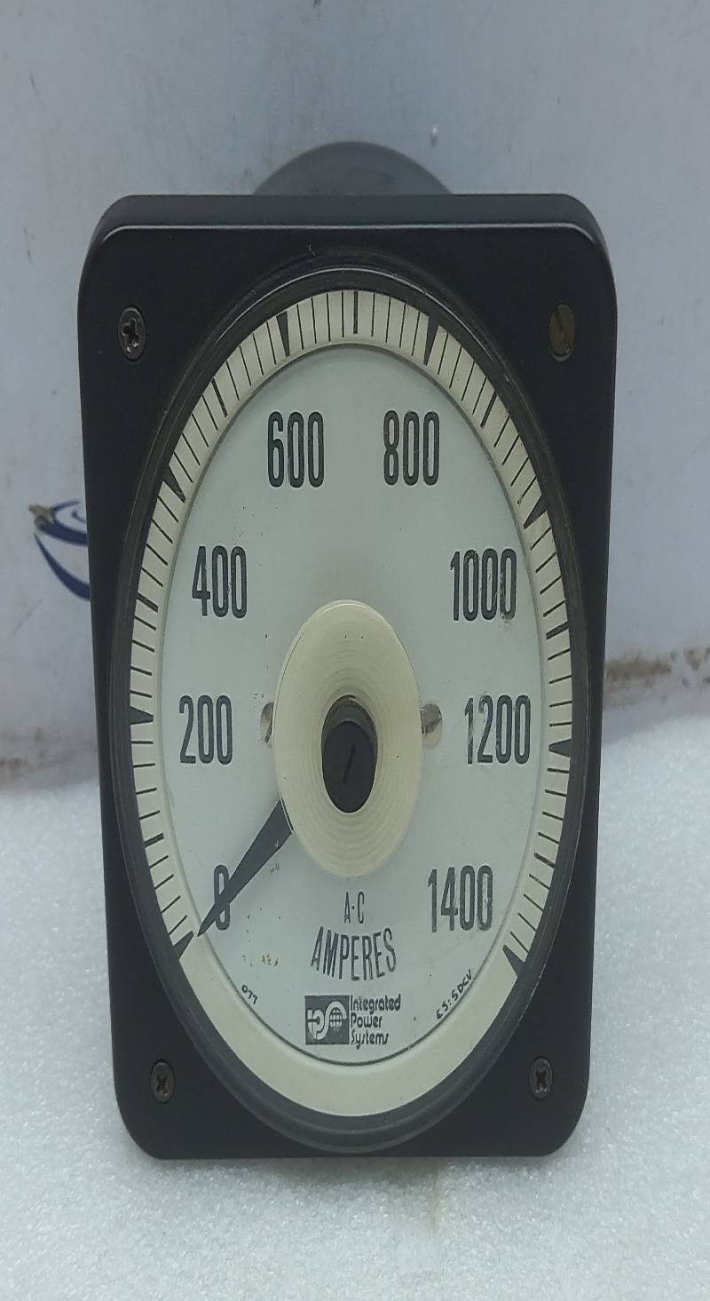 Crompton 077-05AA0FAW1 A.C Amperes Panel Meter 0-1400AC