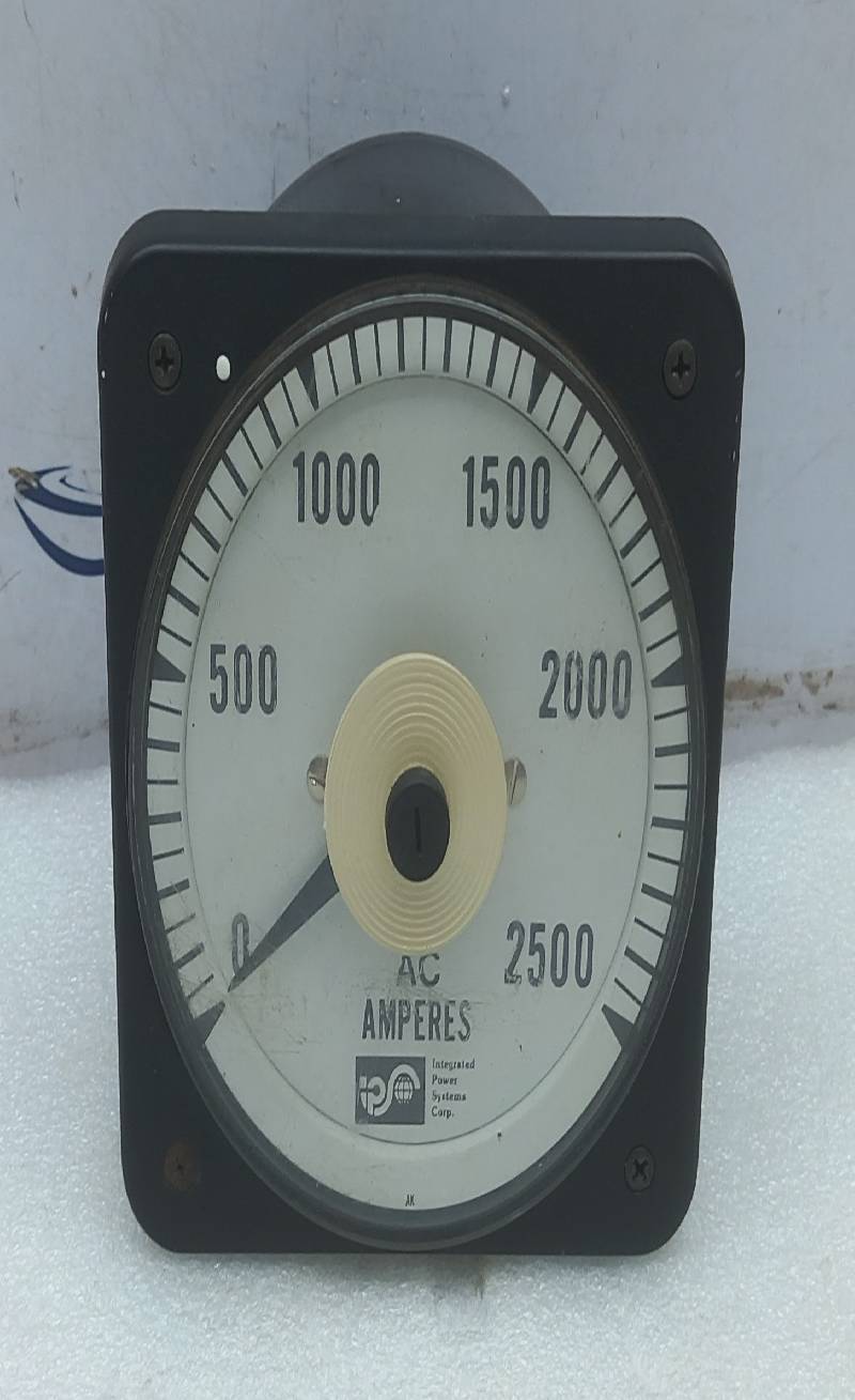Crompton 077-05AA-FAW1 AC Amperes Panel Meter 0-2500 AC