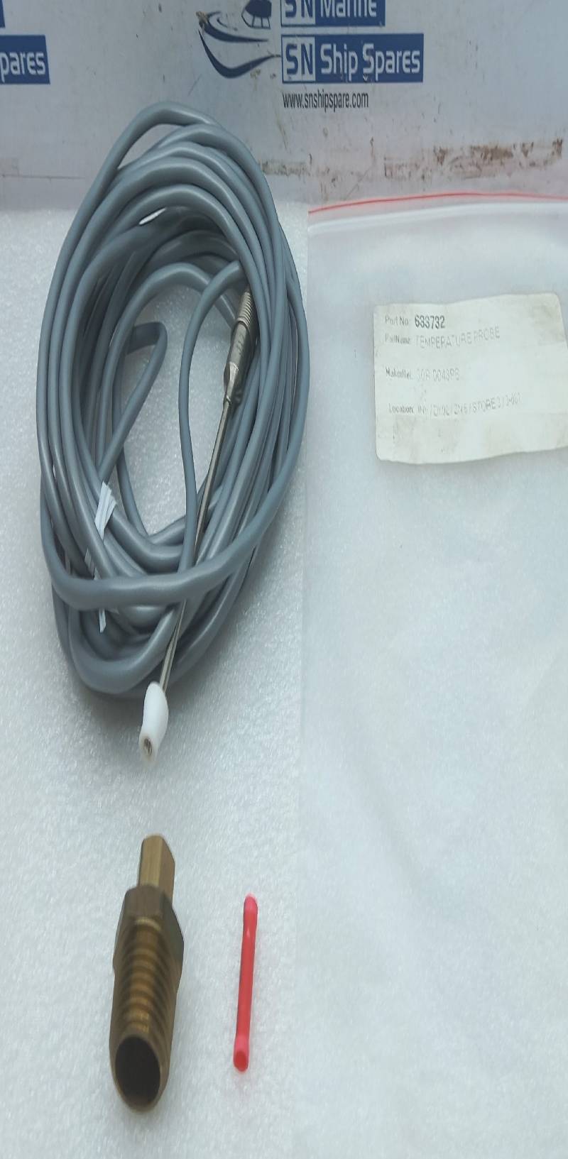 Milnor 30R 0043PB Temperature Probe Assembly 30R0043PB
