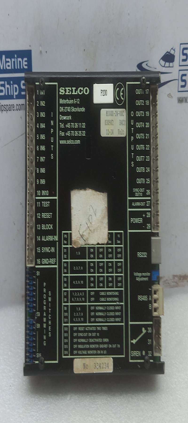 Selco M1000-24-00C Alarm Annunciator 12-24Volt