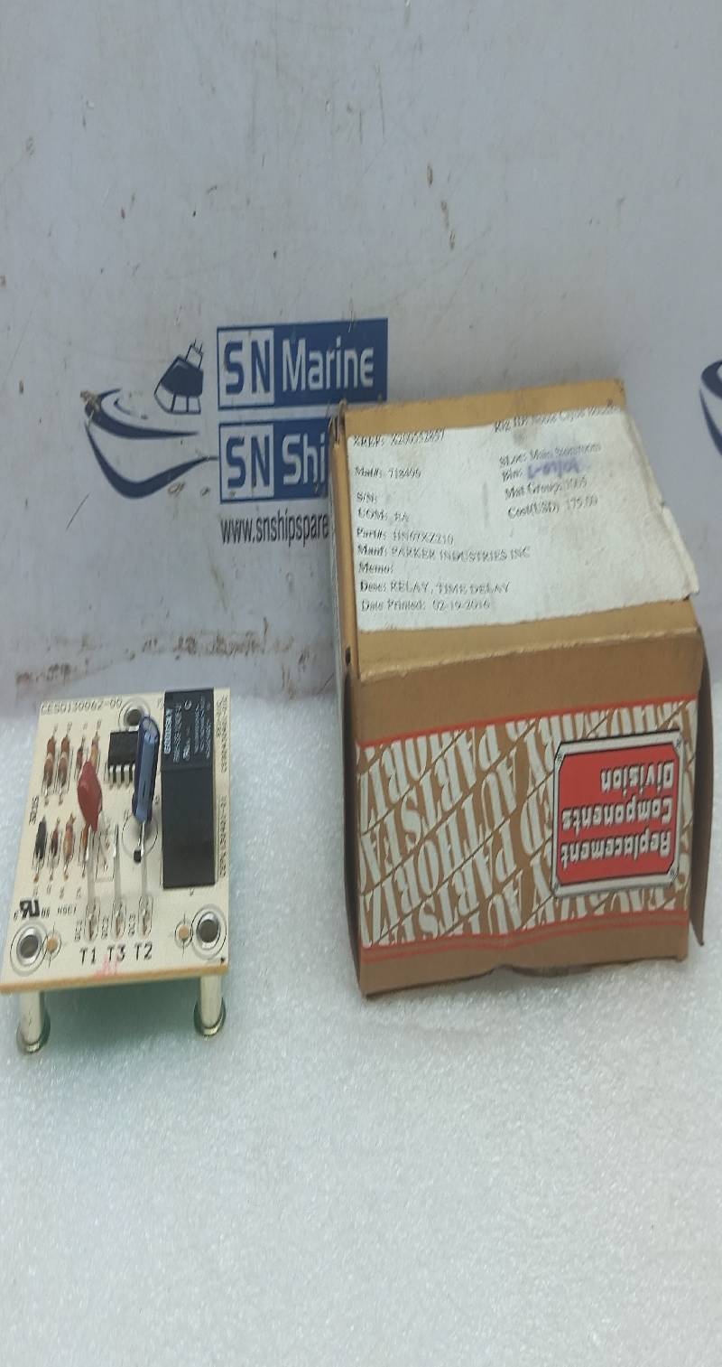 Carrier CESO130062-00 Relay Time Delay CEBD430401-01C Parker HN67XZ210