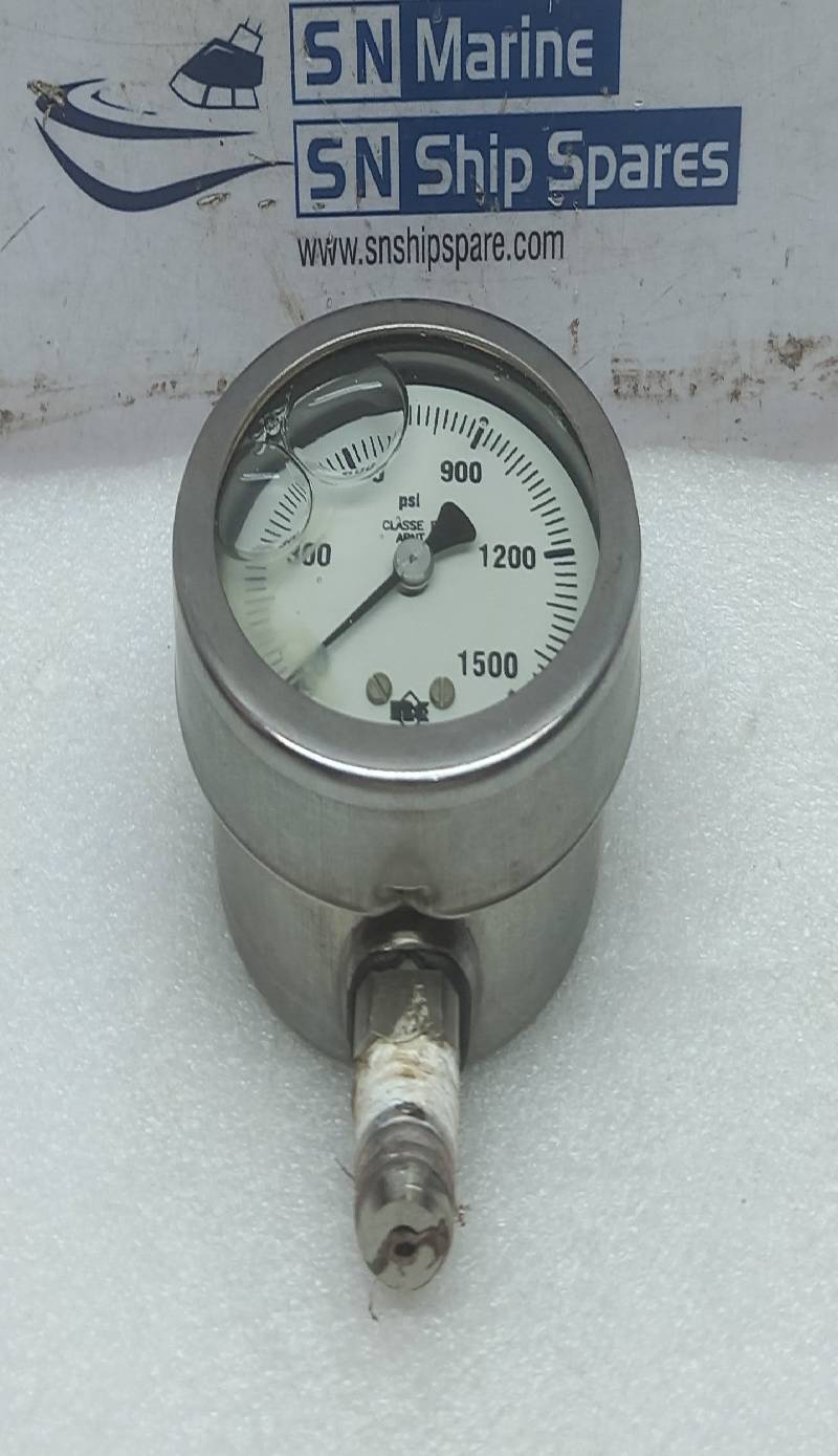 NAKA 0-1500 PSI Pressure Gauge 173444