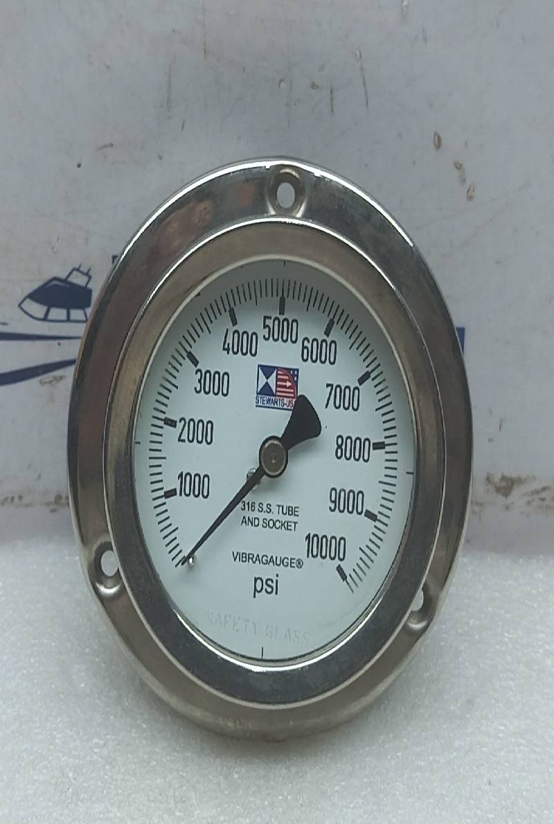 Stewart-USA 0-10000 PSI Pressure Gauge 15921581/12