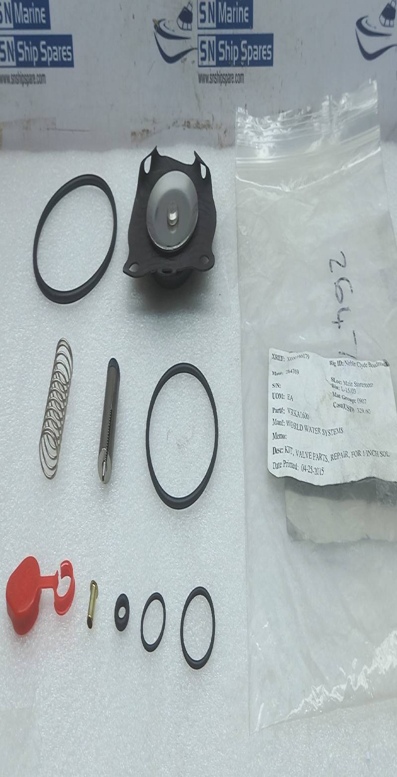 World Water System VRKA1600 Valve Parts Repair Kit For 1 Inch