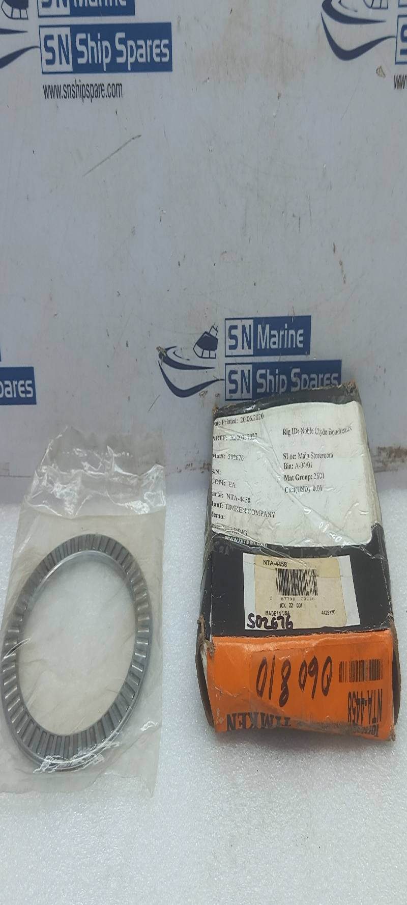 Timken NTA-4458 Torrington Needle Thrust Bearing