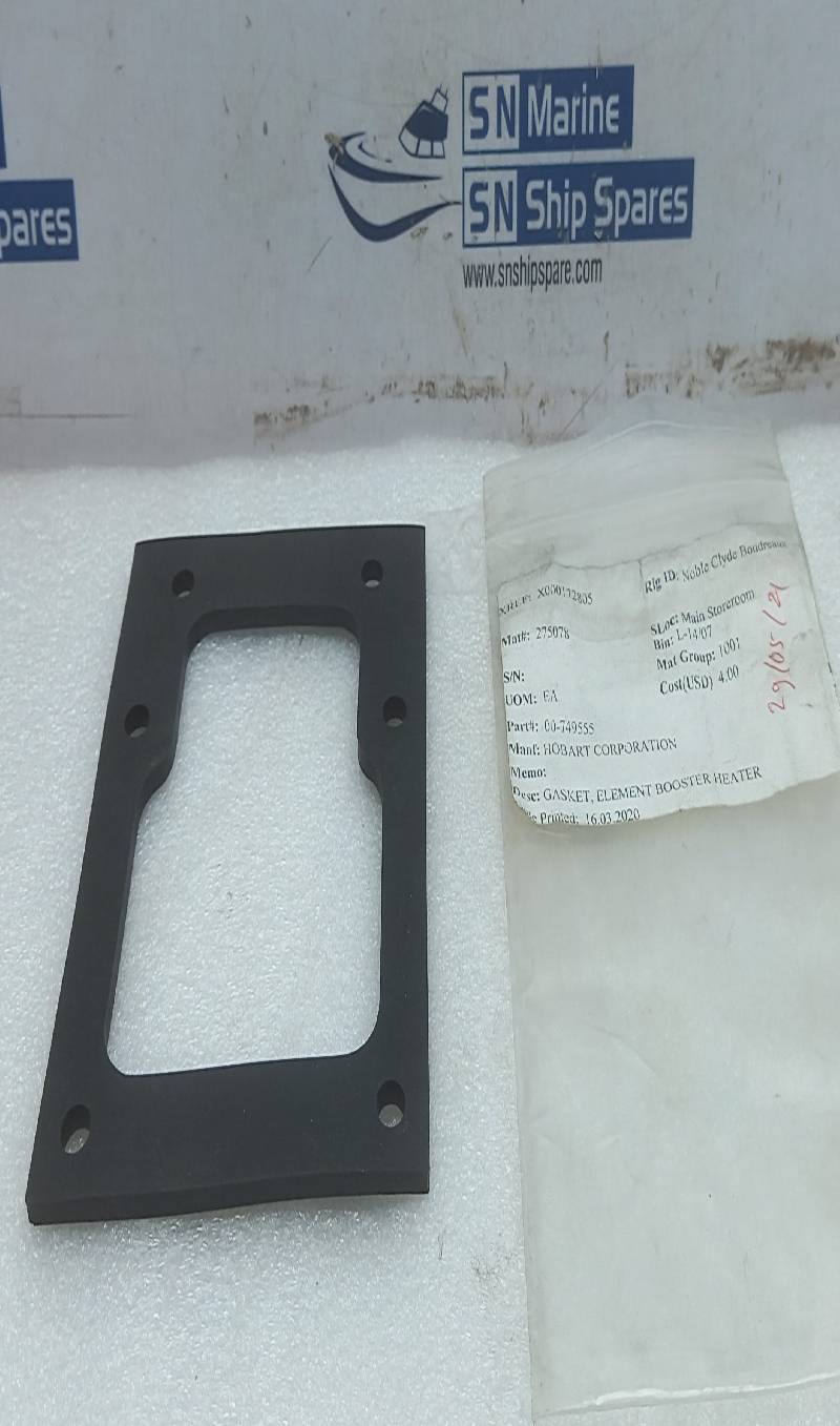 Hobart 00-749555 Booster Heater Element Gasket