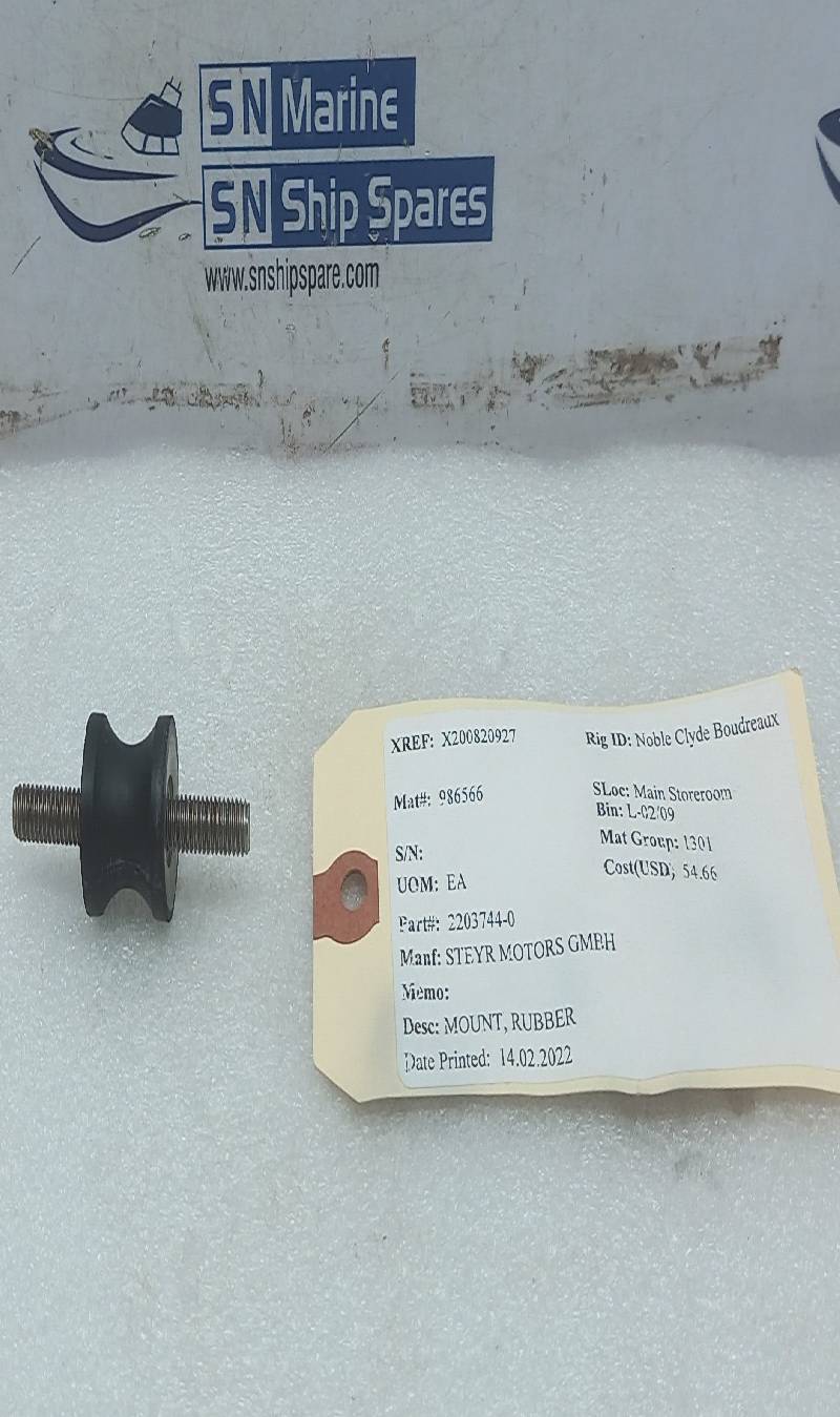 Steyr Motors 2203744-0 Rubber Mount 5PCs In Lot