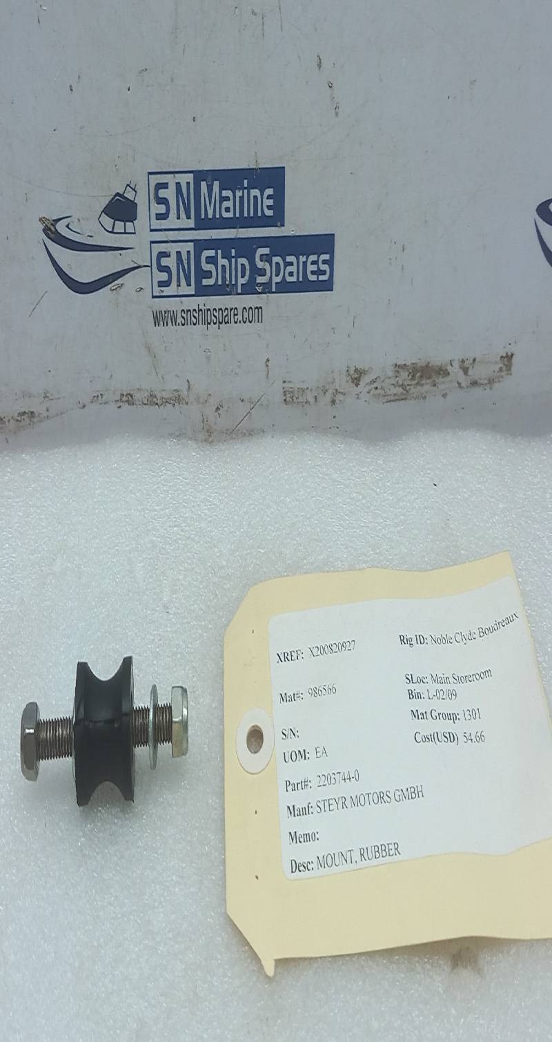 Steyr Motors 2203744-0 Rubber Mount 5PCs In Lot