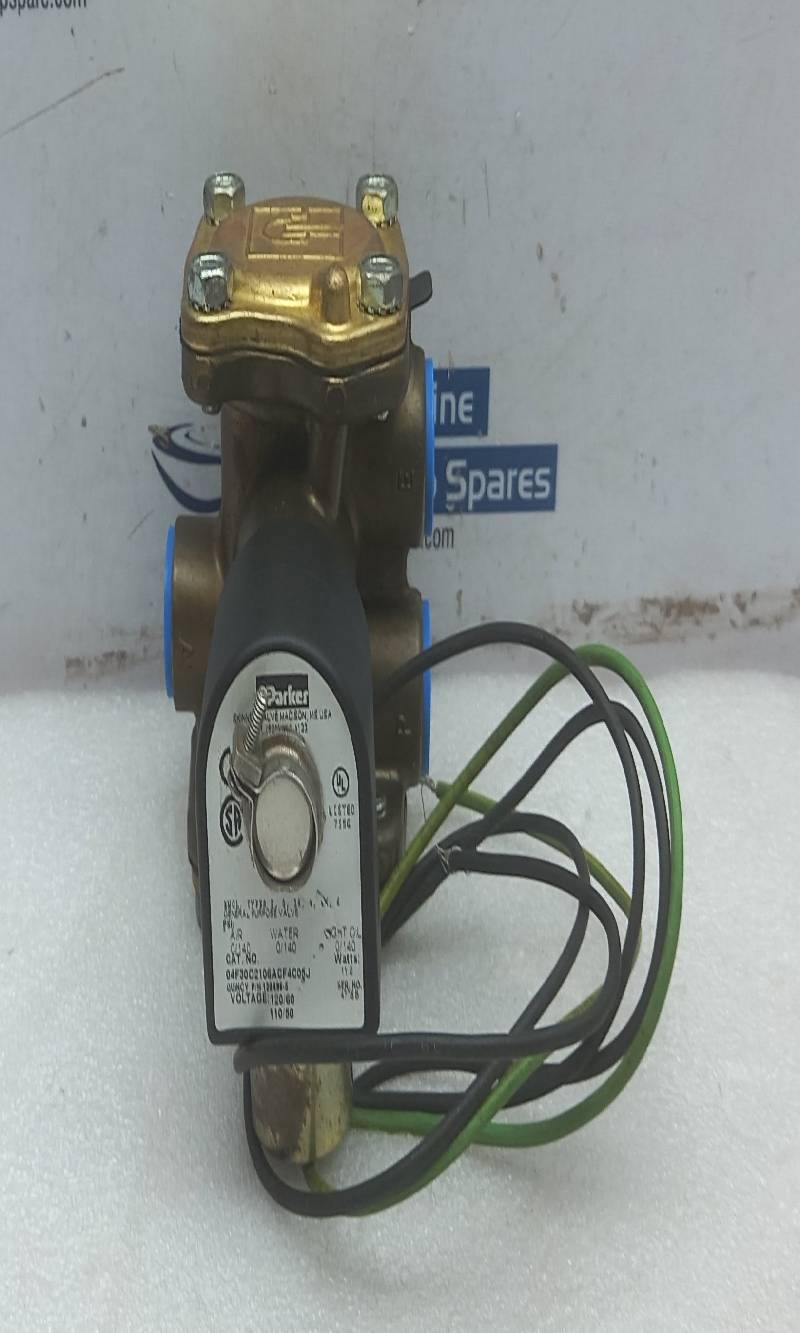 Parker 04F30O2106ACF4C05J Complete Solenoid Valve Quincy 120496-6