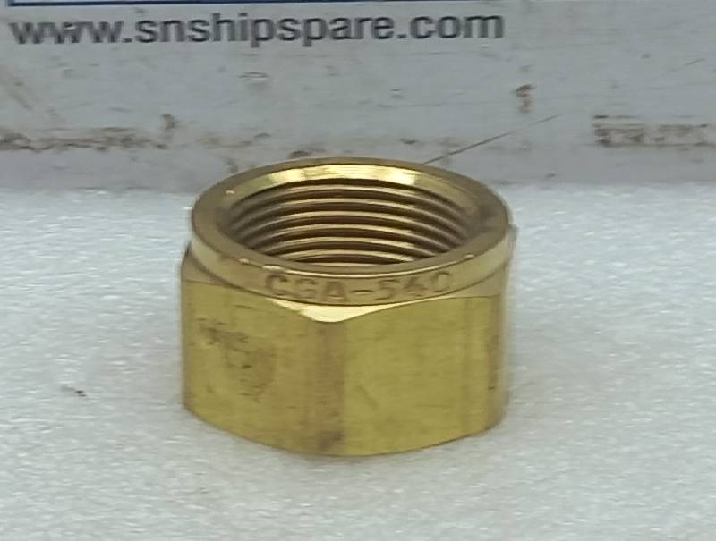 Western Enterprise 62 Brass Nut CGA-540 Qingdao 25900 5PCs In Lot