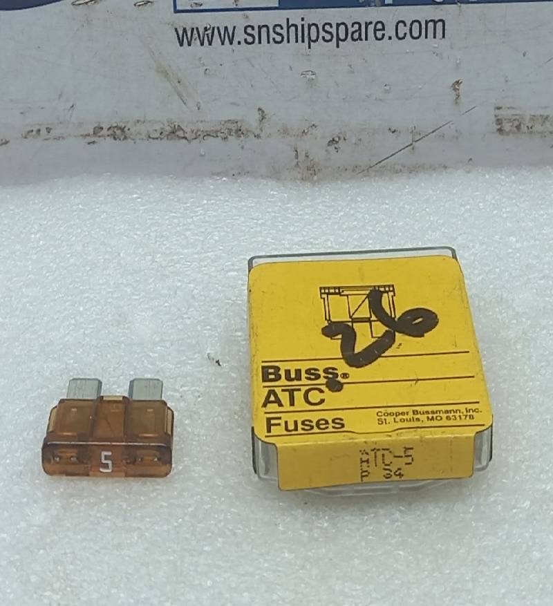 Cooper Bussmann ATC Fuses ATC-5 9PCs In Lot