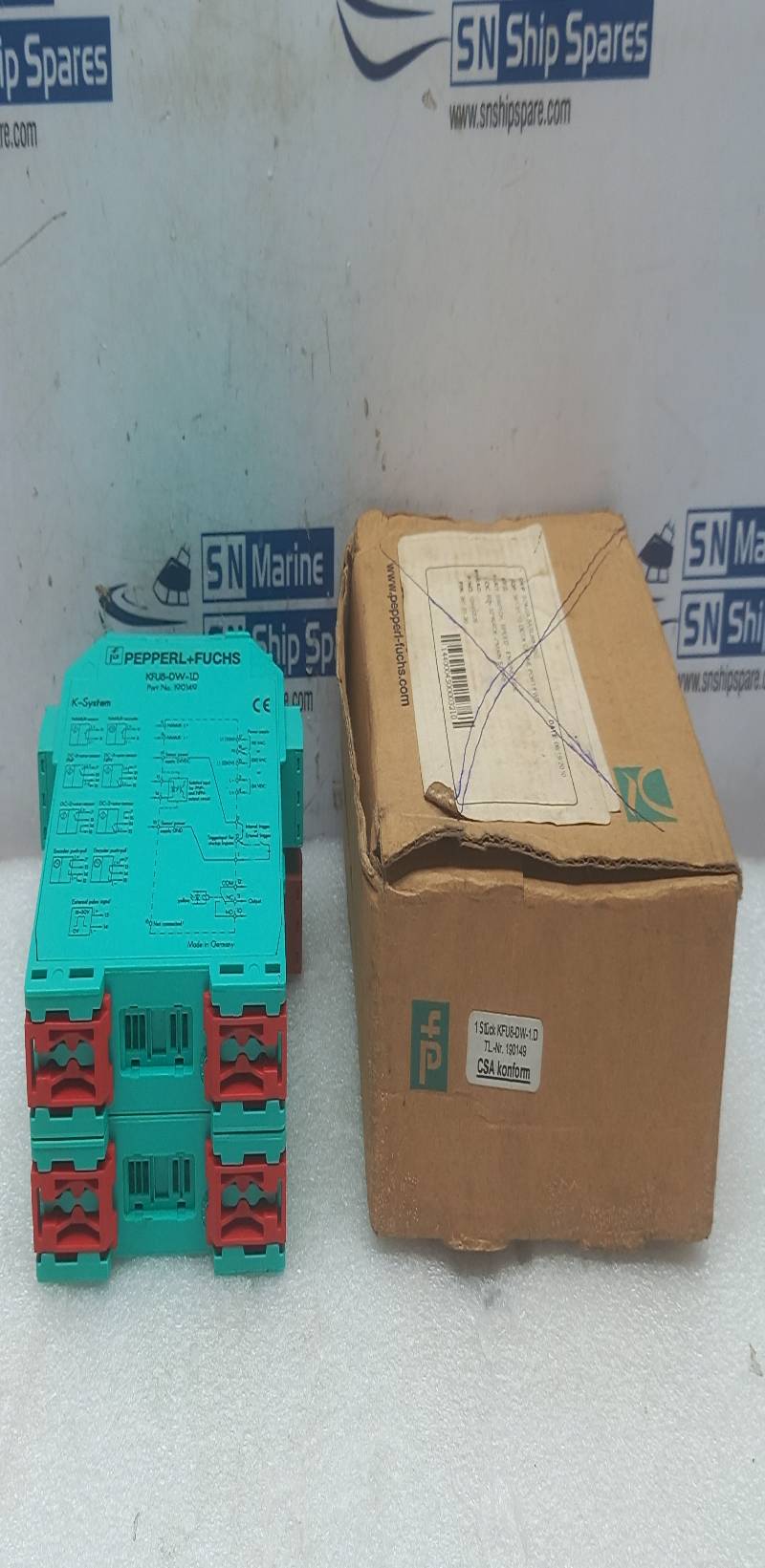 Pepperl Fuchs 190149 Speed Monitor K-System KFU8-DW-1.D 24VDC