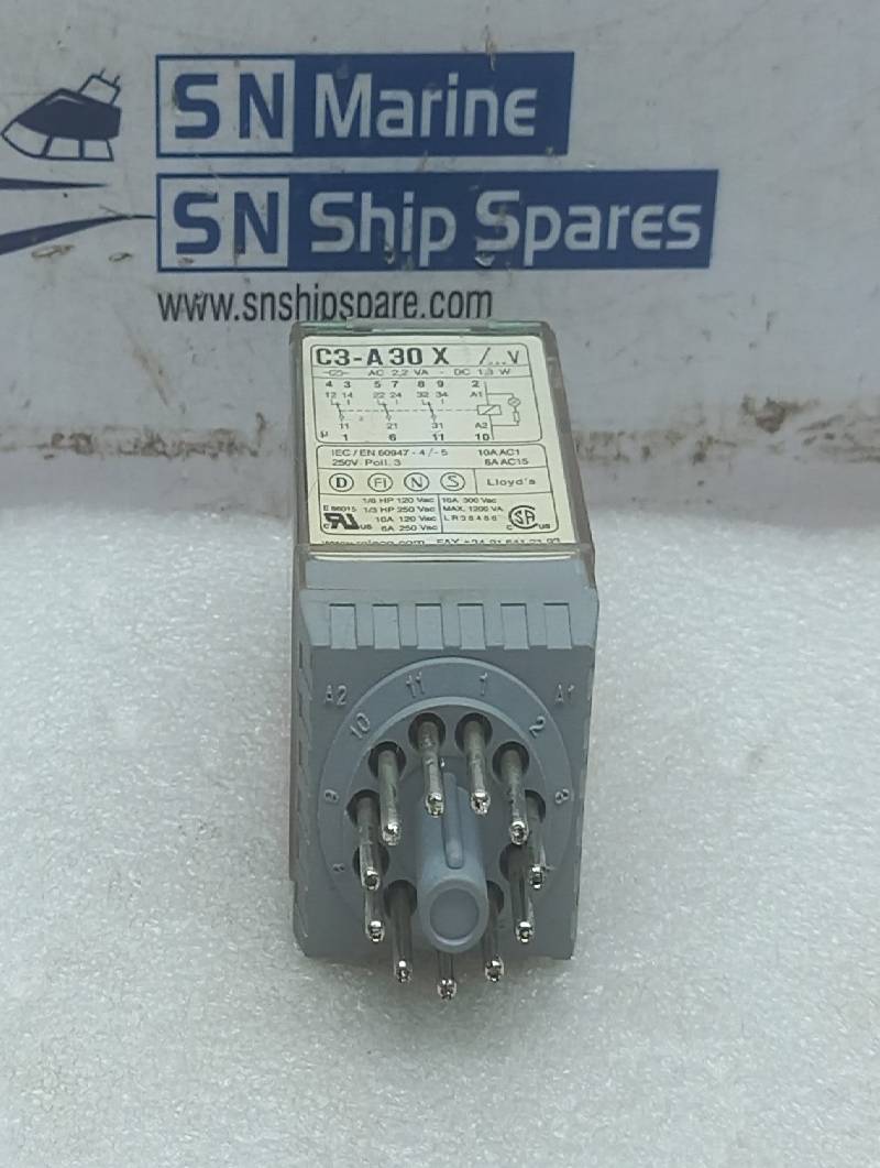 Releco C3-A30 Relay Series MR-C 220VAC 50/60Hz