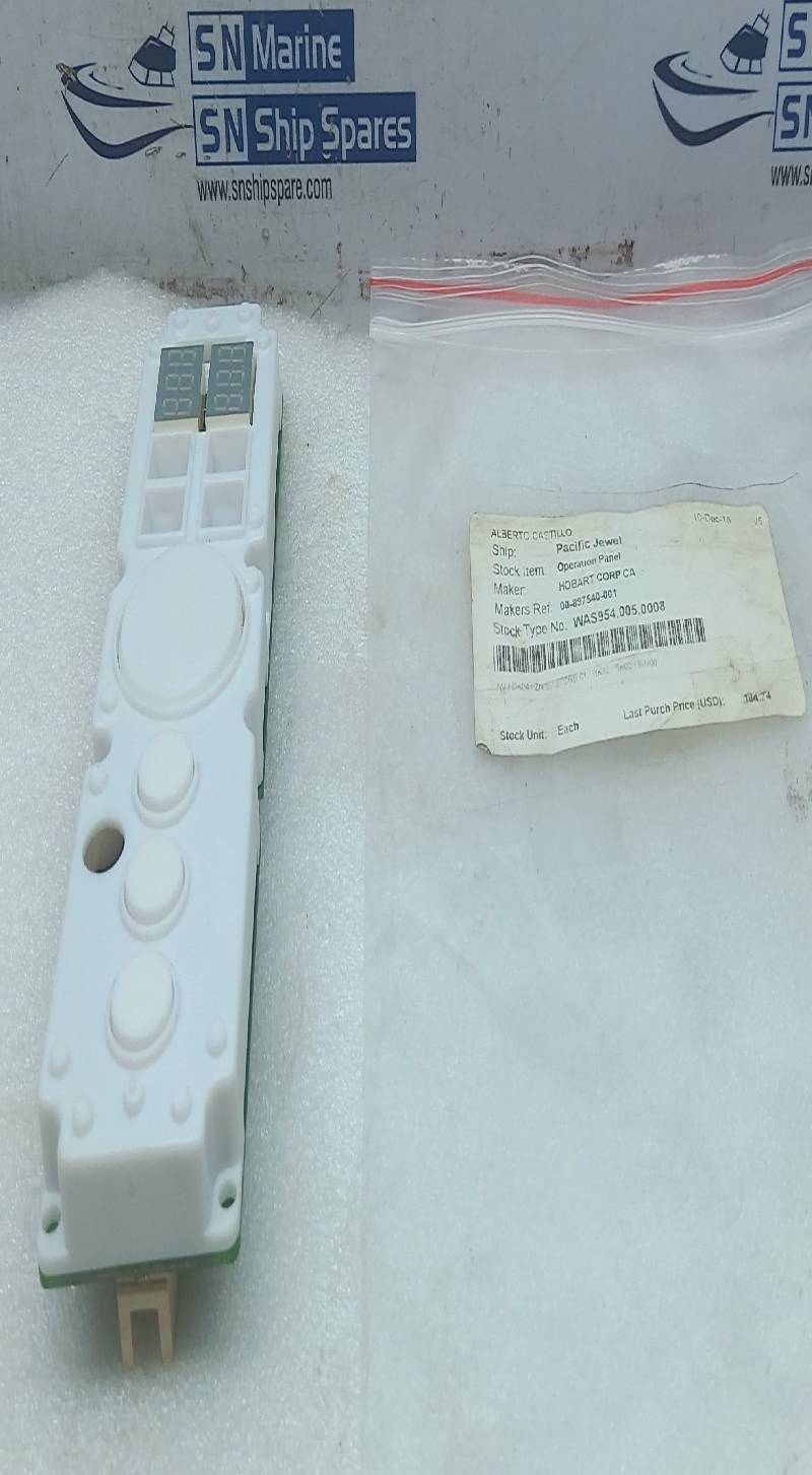 Hobart 897540-001 Bedienheit Operation Panel 00-897540-001