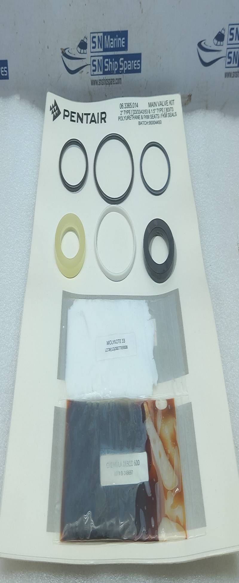 Pentair 06.3365.014 Main Valve Kit Crosby 06-3365-014