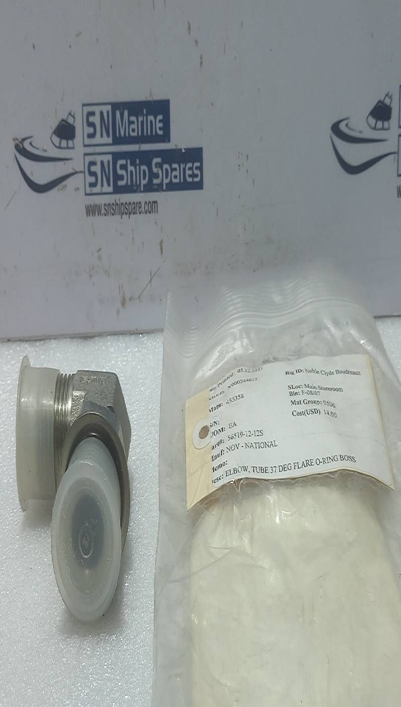 NOV 56519-12-12S Tube Elbow 37DEG 2PCs In Lot