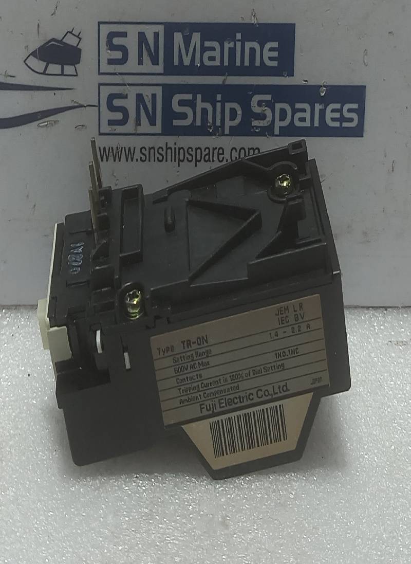 Fuji Electric TR-0N Thermal Overload Relay 1.4-2.2A 600V AC Max