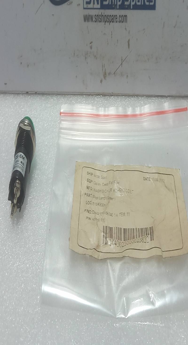 LSM-6M Pilot Lamp (Green) 110V.220V 6PCs In Lot