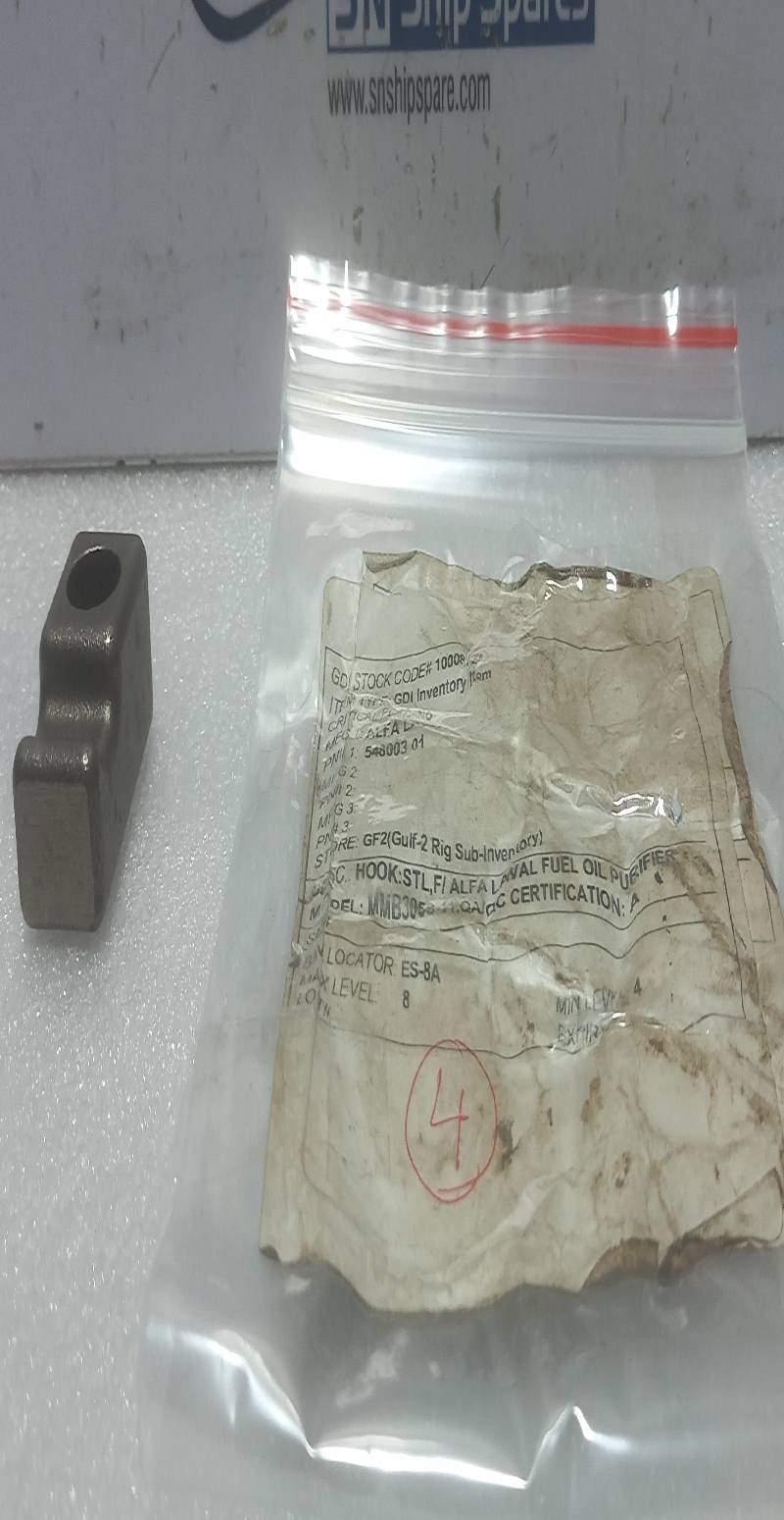 Alfa Laval 548003 01 STL,F/Hook 4PCs In Lot