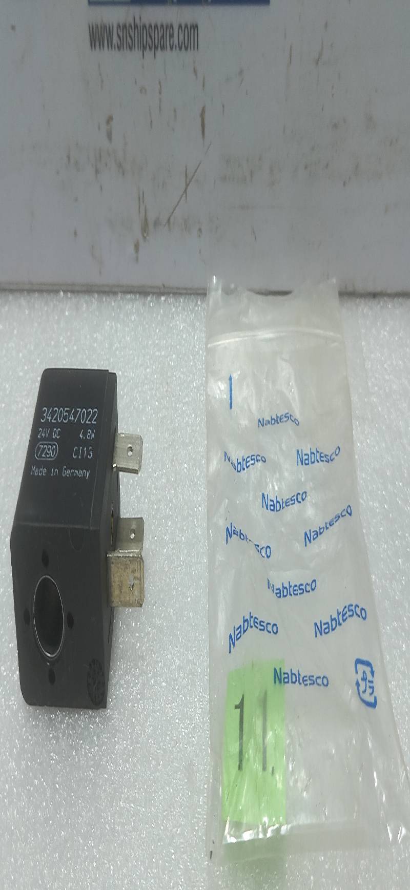 Nabtesco 3420547022 Coil For Solenoid Valve 24V DC 4.8W 2PCs In Lot