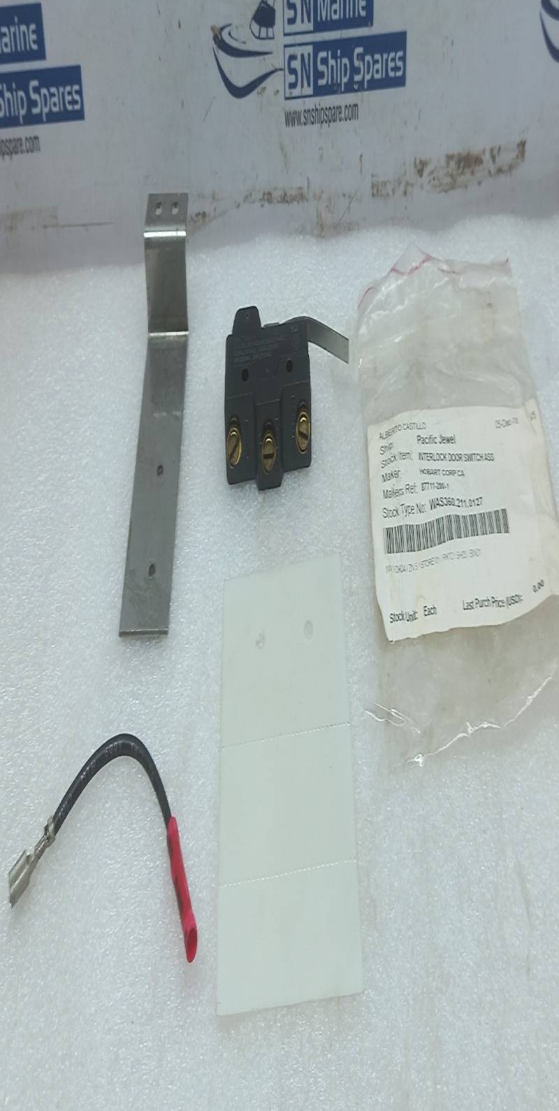 2HLT260-5 Interlock Door Switch 20A 125.250.480VAC Hobart 87711-200-1 - 3pc lot