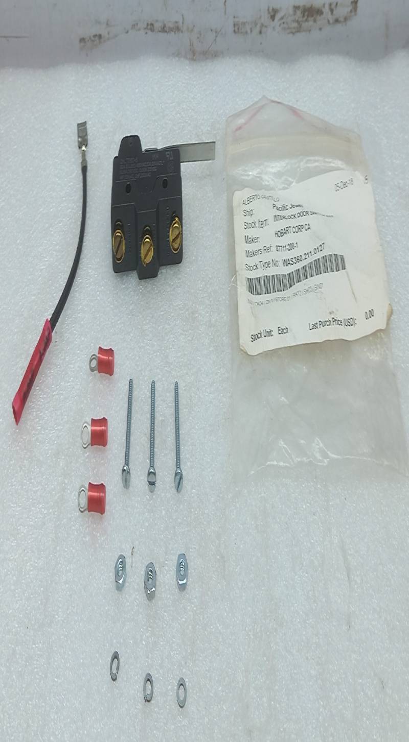 2HLT260-5 Interlock Door Switch 20A 125.250.480VAC Hobart 87711-200-1 - 3pc lot