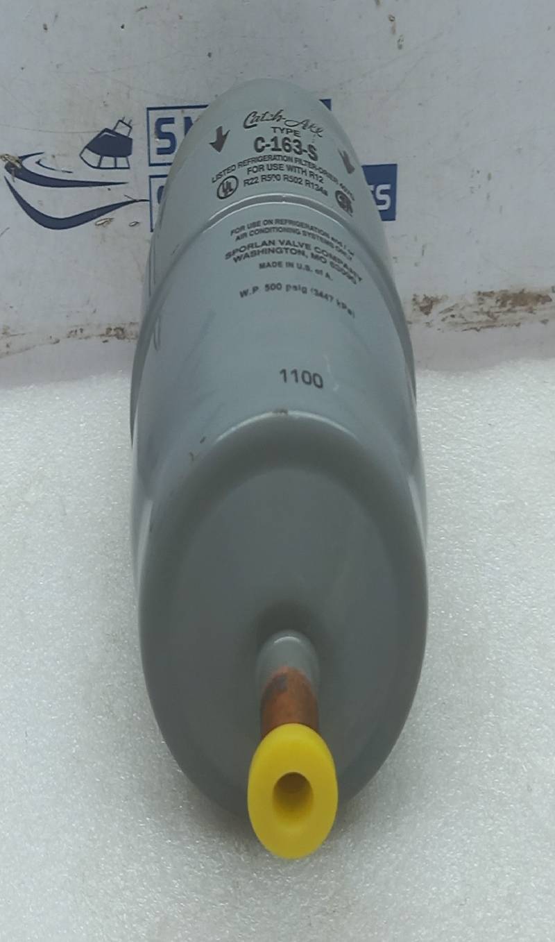 Sporlan Catch-All C-163-S Liquid Line Filter Drier W.P 500 psig (3447 kPa)