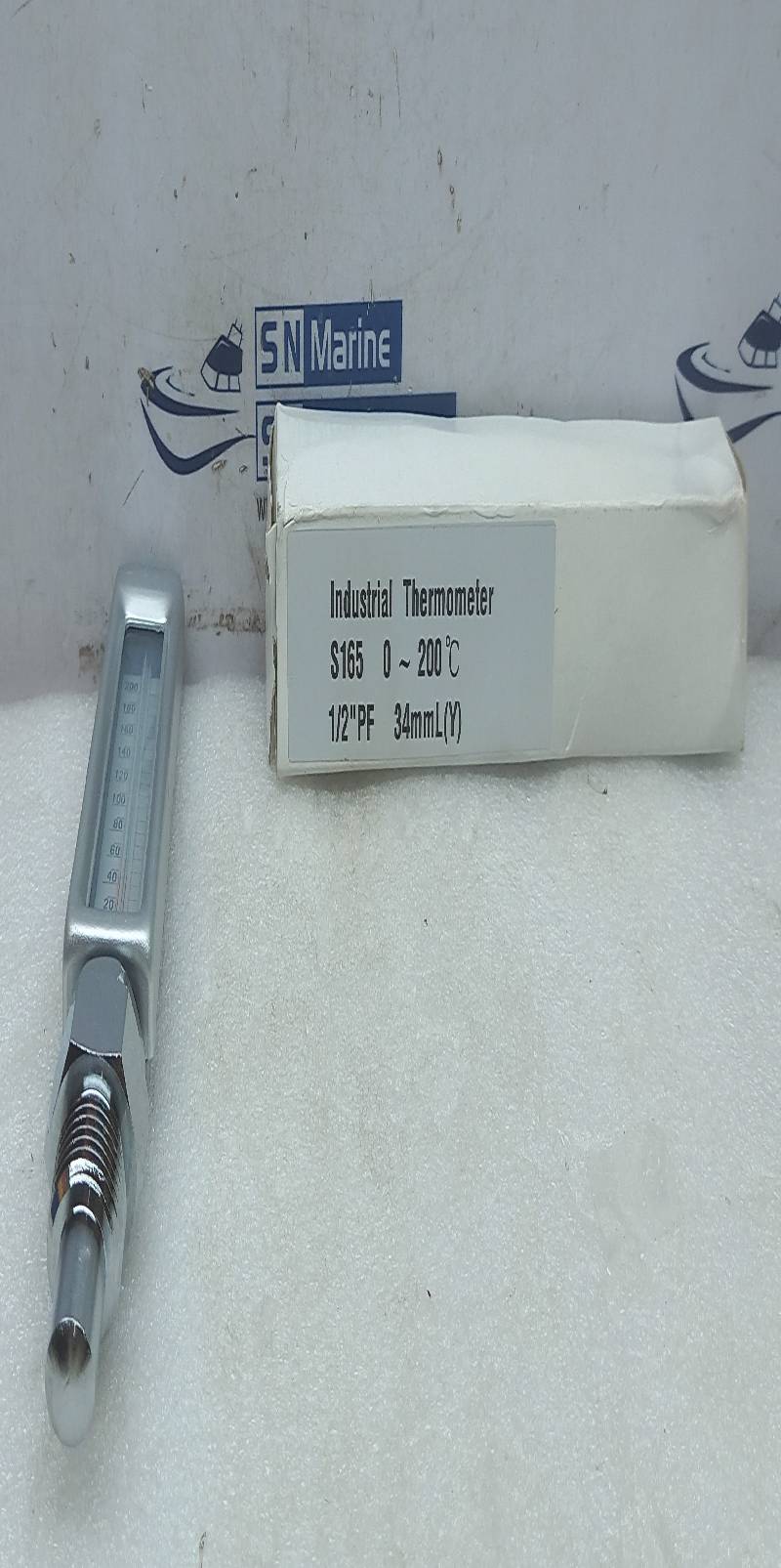 Industrial Thermometer S165 0-200C ½”PF 34mmL(Y)