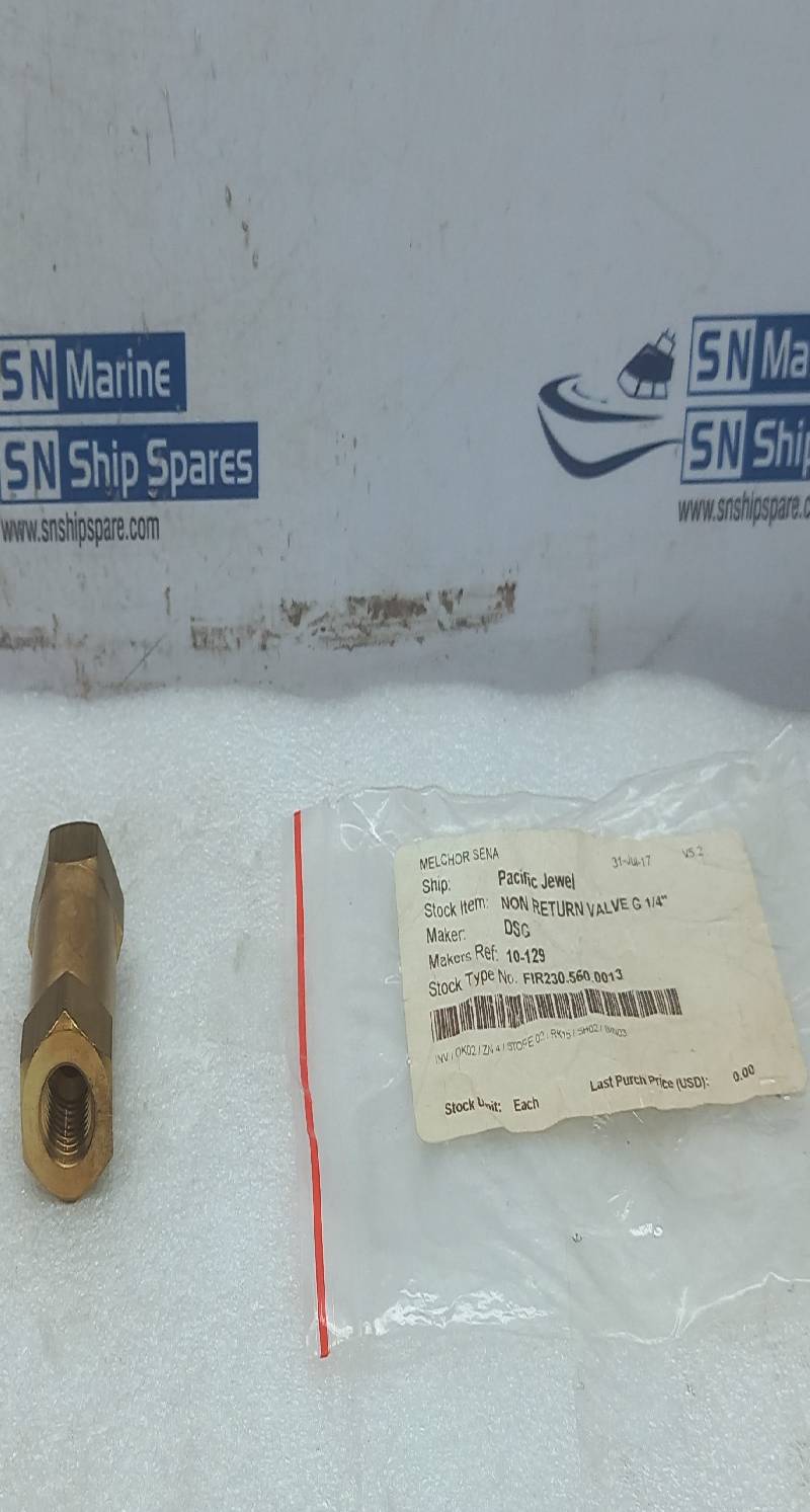 DSG 10-129 Non Return Valve G ¼”