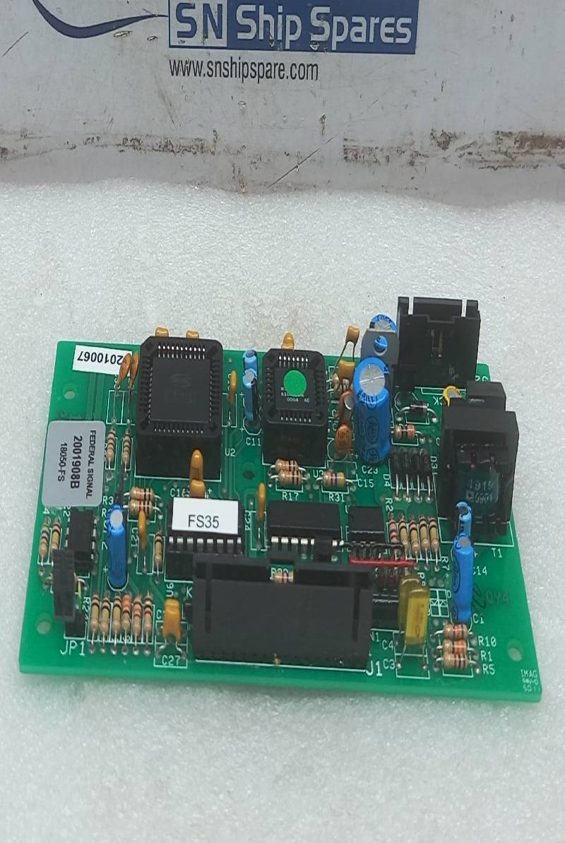 Federal Signal 18050-FS Logic PCB Board 2001908B