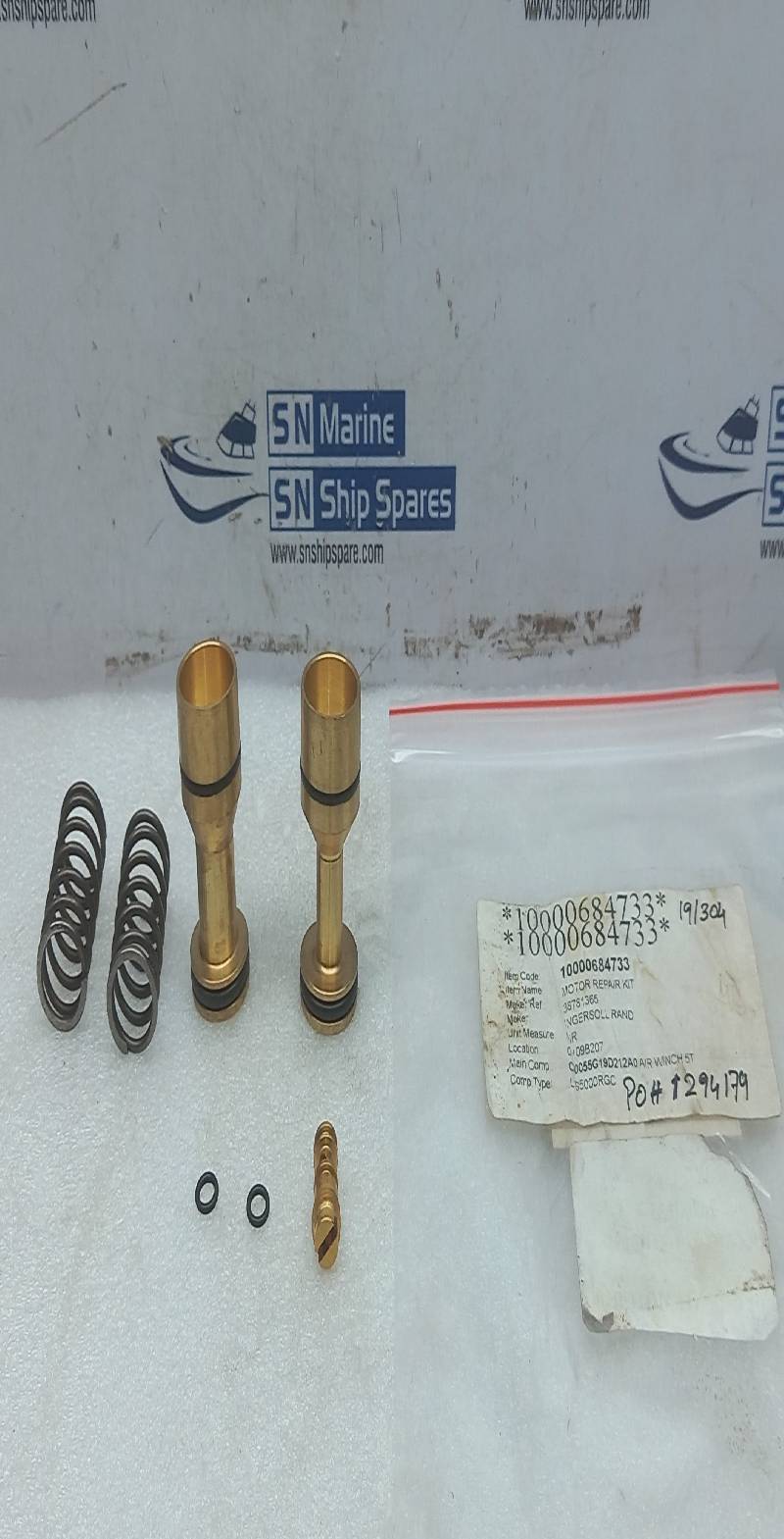 Ingersoll Rand 38781365 Motor Repair Kit 76500135