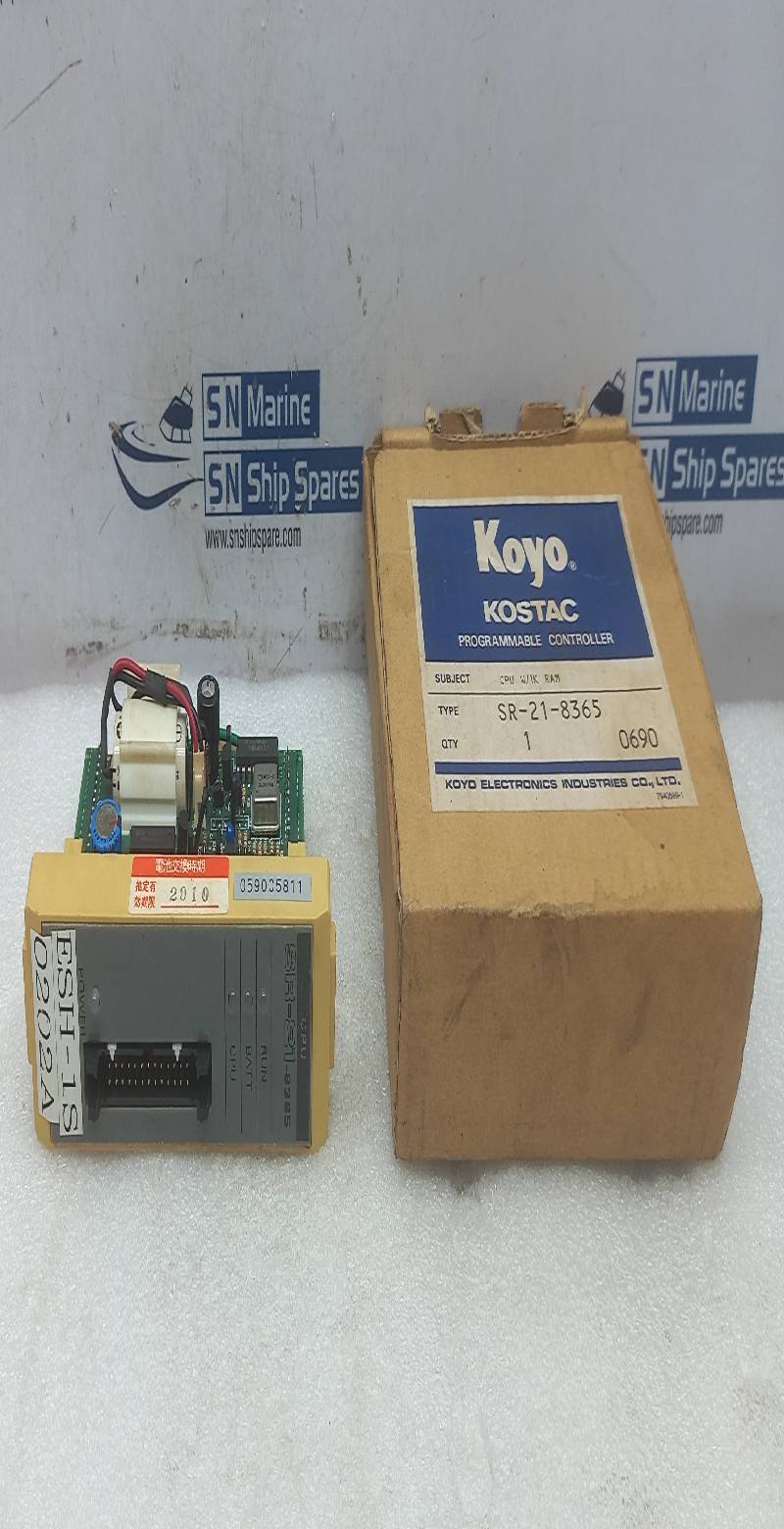 Koyo Electronics SR-21-8365 CPU W/1K RAM Programmable Controller