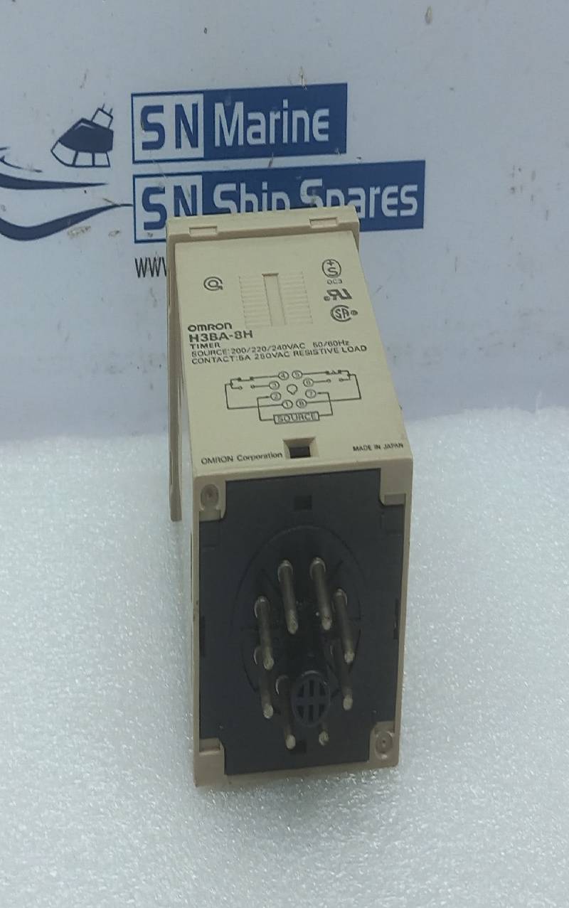 Omron H3BA-8H Timer Module 100/110/120Vac 50/60Hz 5A 250Vac