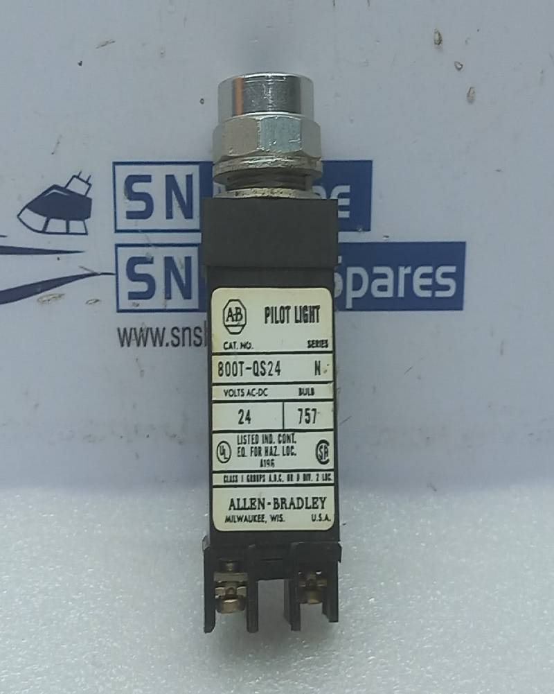 Allen Bradley 800T-QS24 Pilot Light Series N 24Volts AC-DC