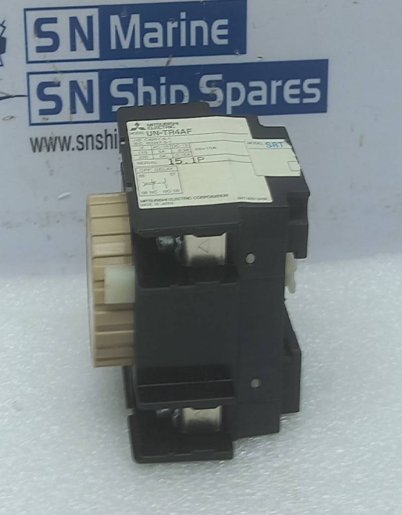 Mitsubishi UN-TR4AF Contactor Time Delay Ith= 10A 0.1~60S SRT-NF