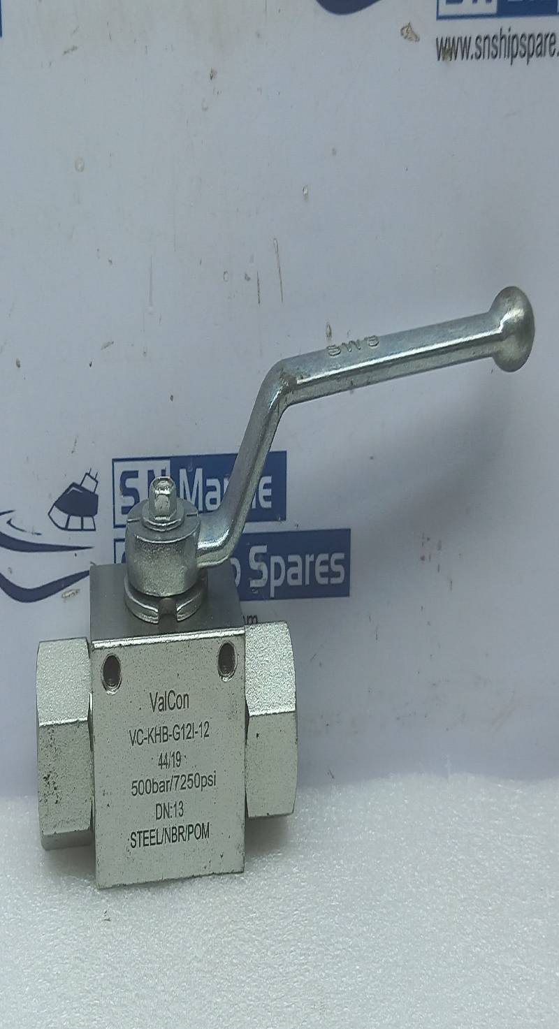 ValCon VC-KHB-G12I-12 Block Ball Valve 44/19 500Bar/7250PSI DN:13