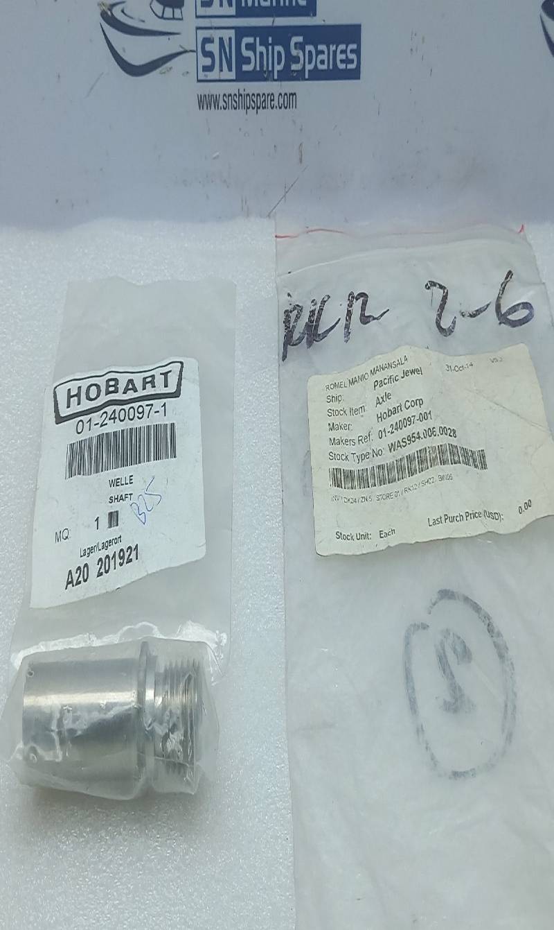 Hobart 01-240097-1 SHAFT 01-240097-001