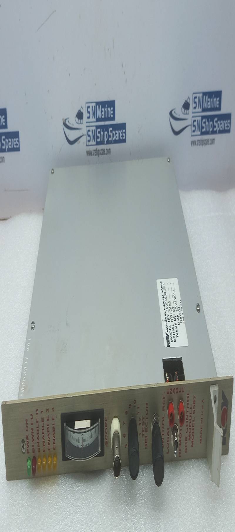NOV 6587 SCR CONTROL MODULE 10055583-001 Rev 04 018-0065 87 REV. C