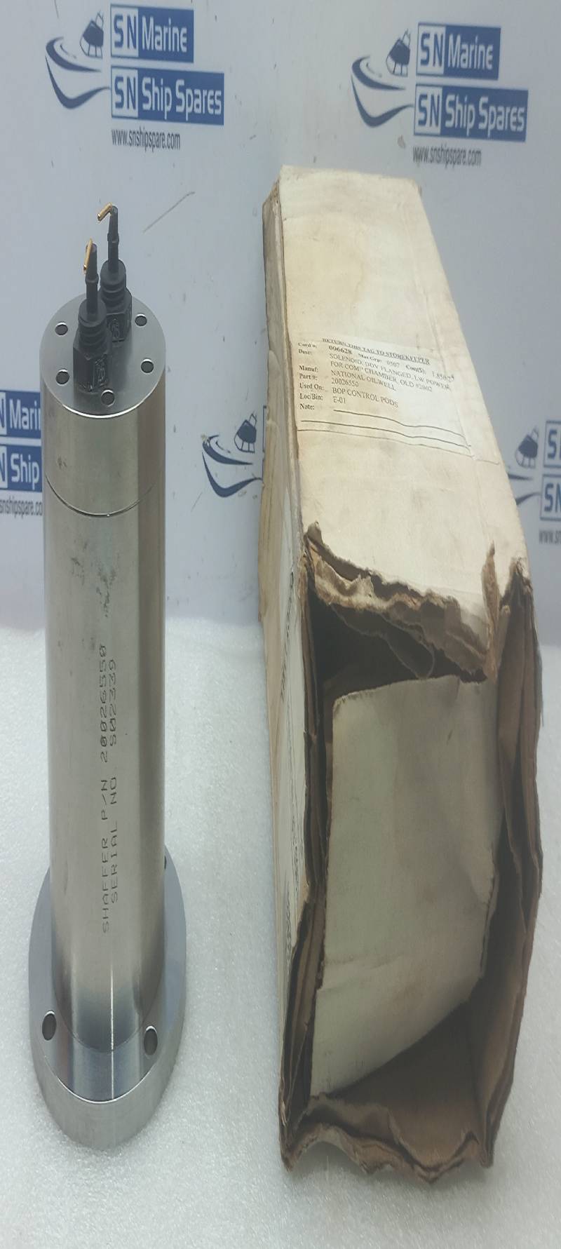 NOV 20026550 Solenoid Coil Flanged DDV 24VDC 5TH GEN Shaffer 20026550