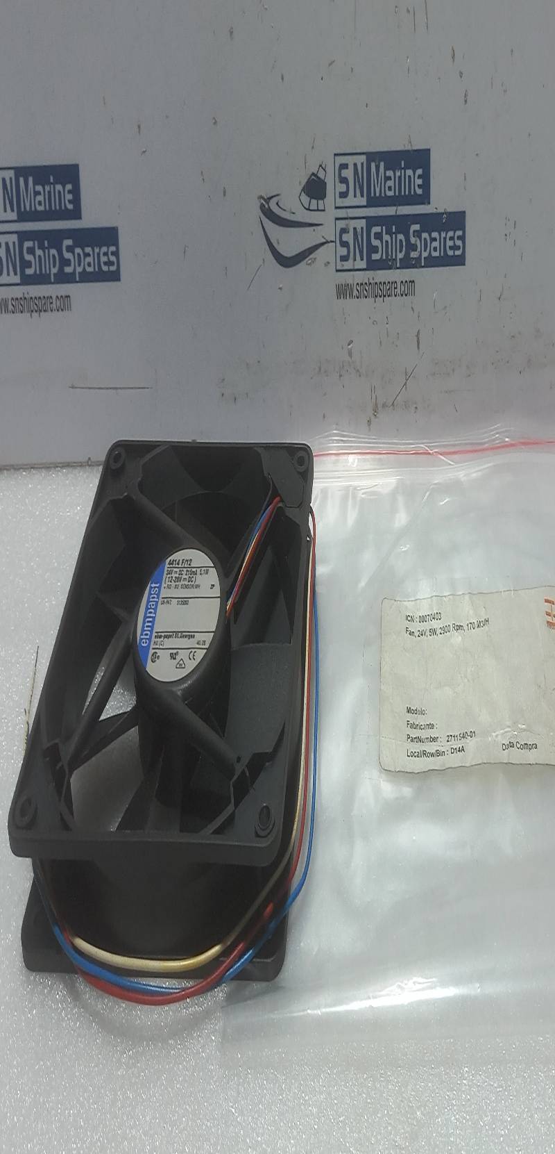 EBMPAPST 5135363 Cooling Fan 24V DC 215mA 5,1W 4414 F/12