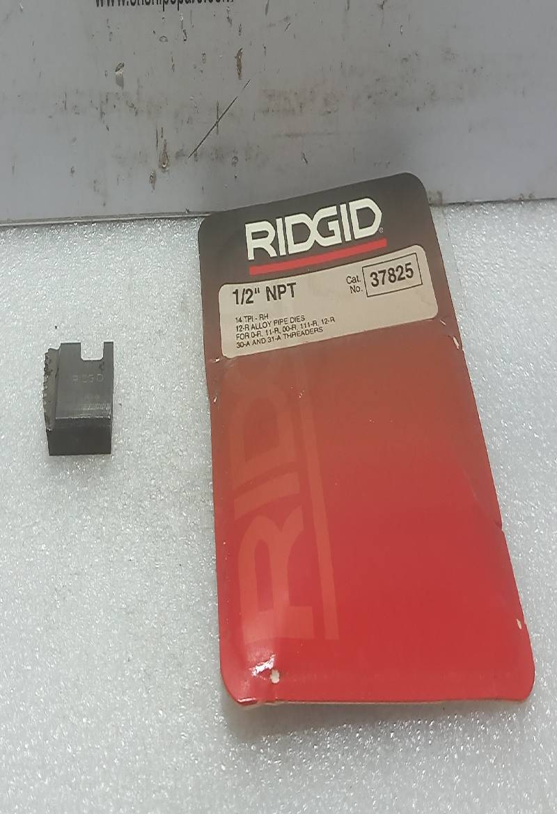 Ridgid 37825 12-R Alloy Pipe Dies ½” NPT