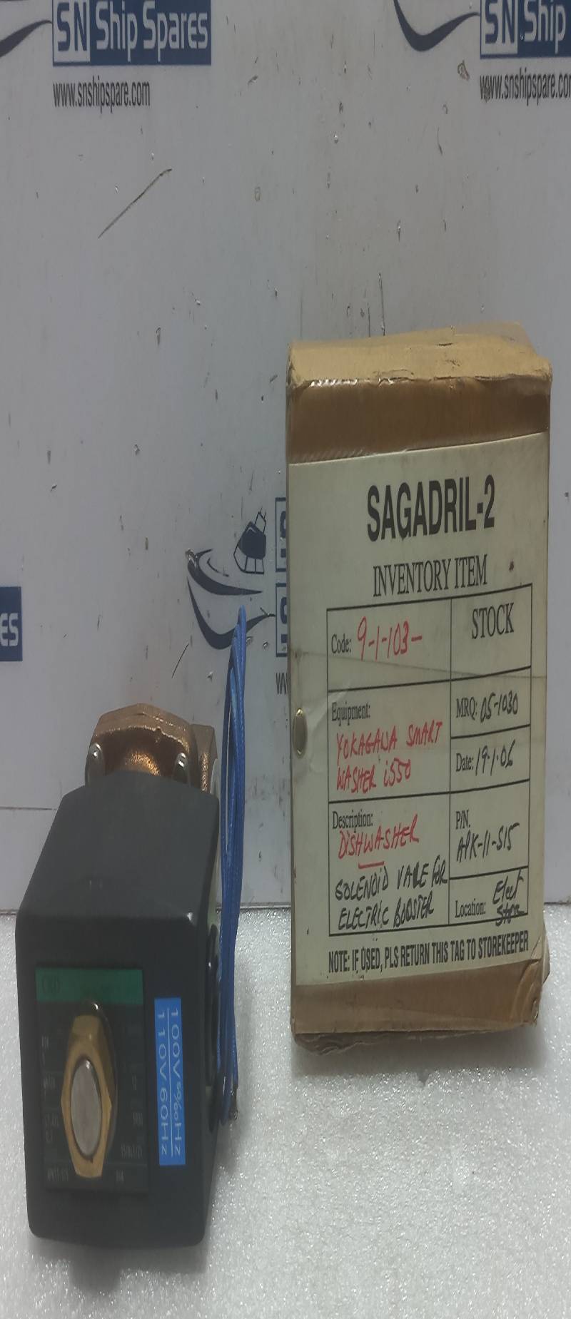 CKD APK11-S15 Solenoid Valve 100V 20/60Hz 110V 60Hz APK11-S15-B4A