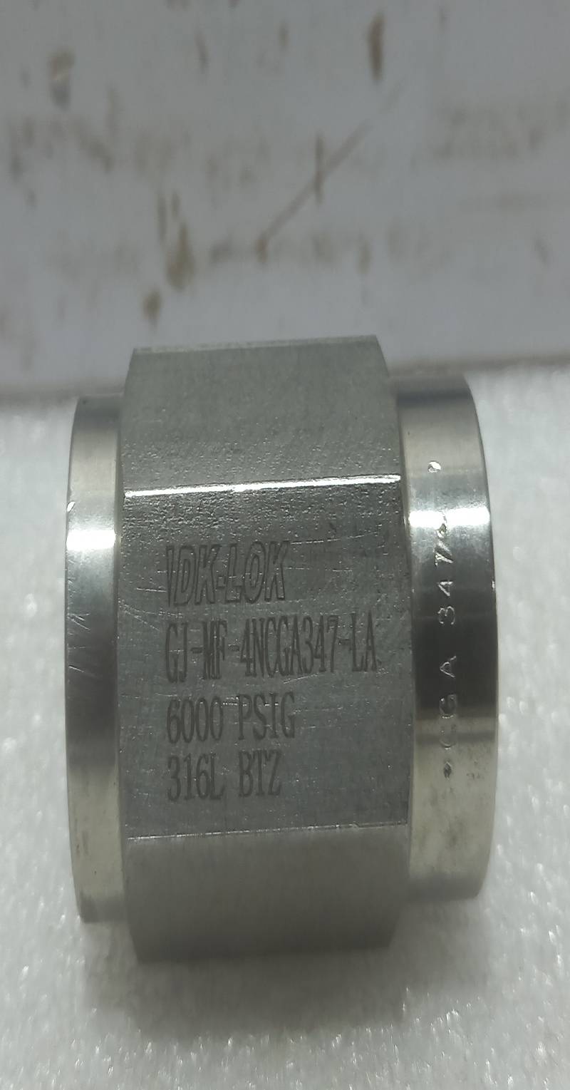 DK-LOK GJ-MF-4NCGA347-LA 6000Psig Valve 316L BTZ