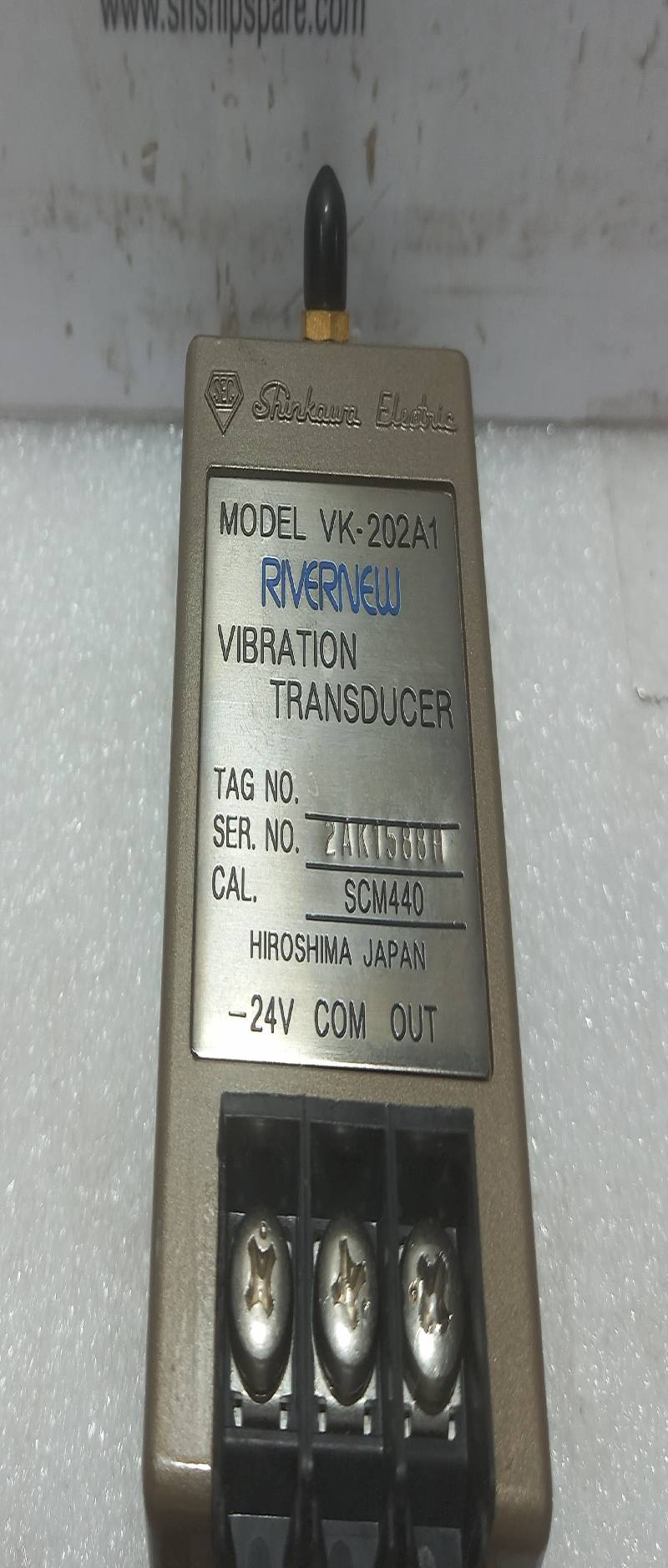 Shinkawa Electric VK-202A1 Rivernew Vibration Transducer SCM440 24V COM OUT