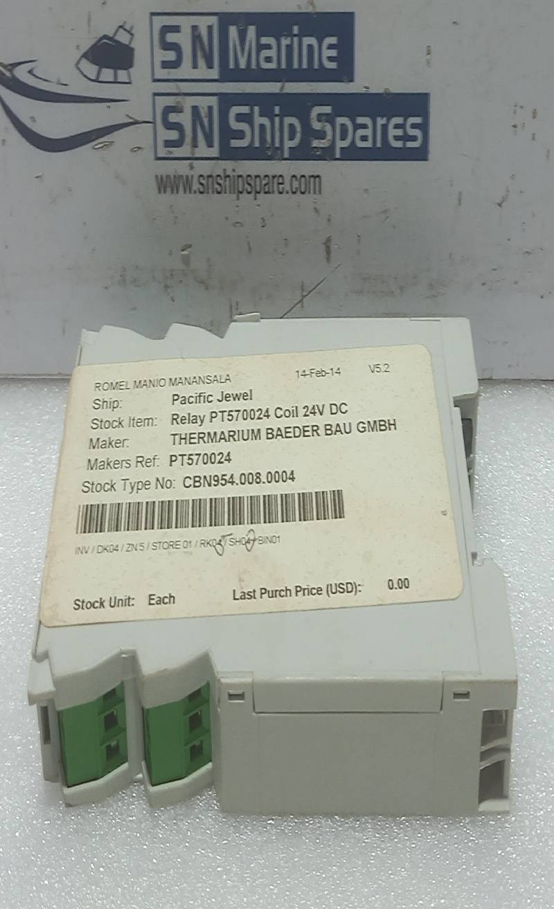 Relay PT570024 Coil 12-24V DC 5-50 mA Thermarium Baeder