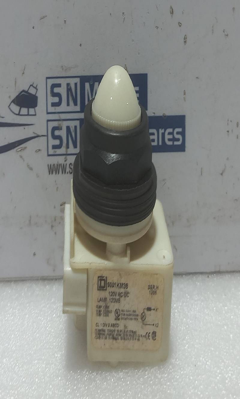 Square D 9001KM38 Light Module 120V AC-DC Ser.H Lamp 120MB