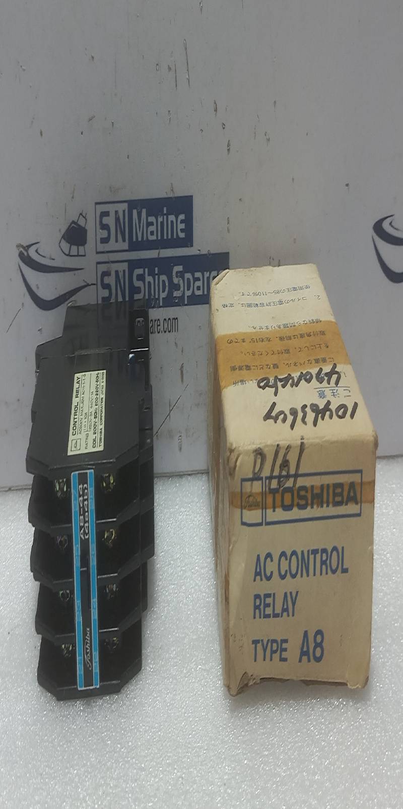 Toshiba A8-44 AC Control Relay Type A8 AC600V Max 200V-3A 440V-1A