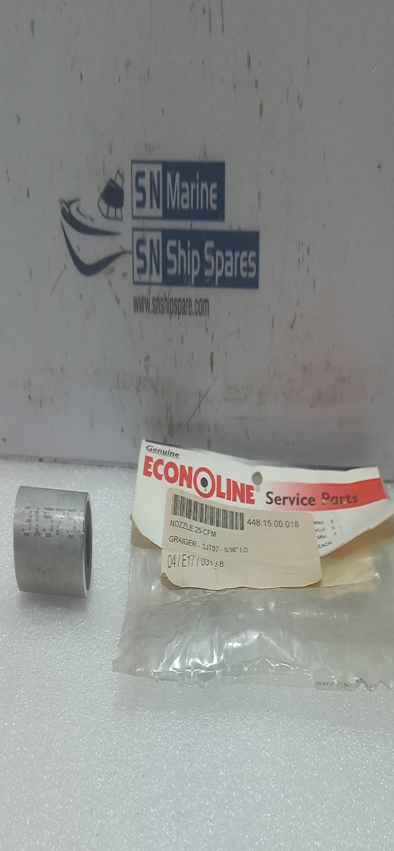 GRAIGER 3JT07 Nozzle 25 CFM 5/16” 3JT07-5/16”