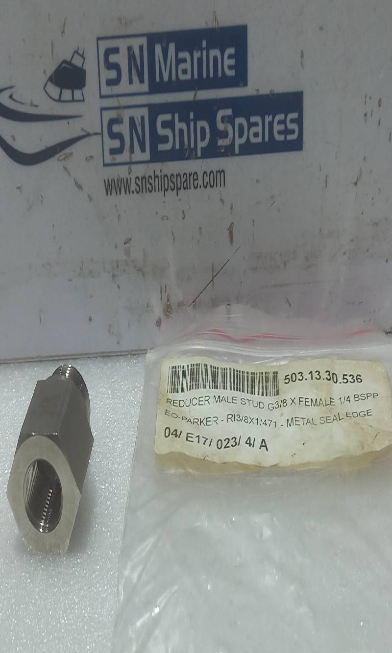 Parker RI3/8X1/471 Reducer Male Stud G3/8 Female ¼ BSPP SF 14571 10PCs In Lot